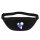 Bauchtasche Färöer Flagge Herz 2,5 Liter Black
