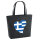Filz Shopper Griechenland Flagge Herz 22 Liter