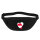 Bauchtasche Grönland Flagge Herz 2,5 Liter Black