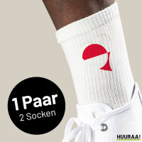 Unisex Socken Gr&ouml;nland Flagge Herz Baumwolle