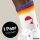 Unisex Socken Grönland Flagge Herz Baumwolle