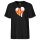 Herren T-Shirt Guernsey Flagge Herz