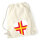 Turnbeutel Guernsey Flagge Herz 12 Liter