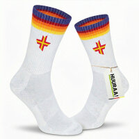 Unisex Socken Guernsey Flagge Herz Baumwolle