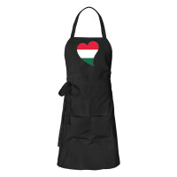 Sch&uuml;rze Ungarn Flagge Herz mit Taschen