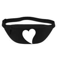 Bauchtasche Ungarn Flagge Herz 2,5 Liter Black