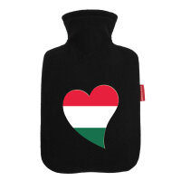 W&auml;rmflasche Ungarn Flagge Herz