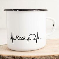 Emaille Tasse Rock Vintage 300ml