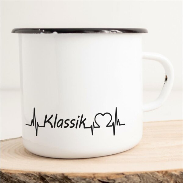 Emaille Tasse Klassik Vintage 300ml