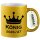 Glitzertasse König 2026/27 Krone Schüztenkönig 330ml