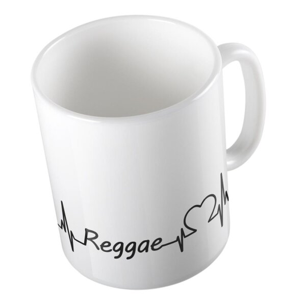 Kaffeetasse Reggae Weiß 330ml