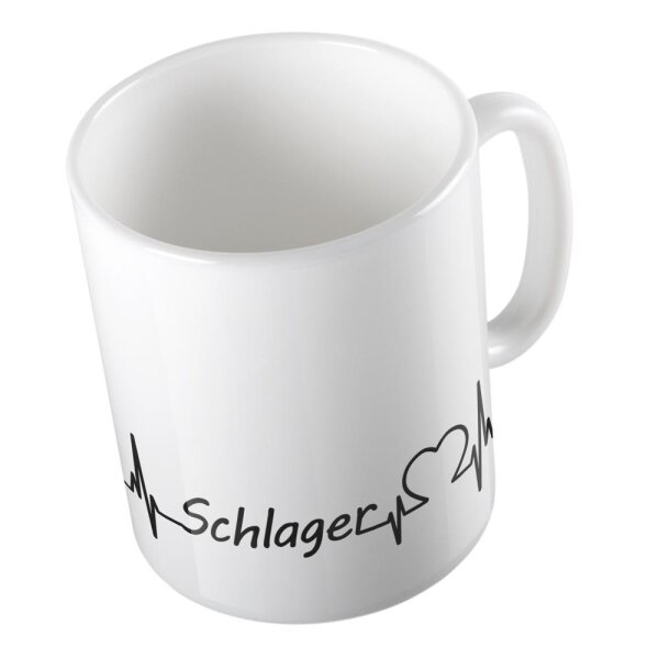 Kaffeetasse Schlager Weiß 330ml
