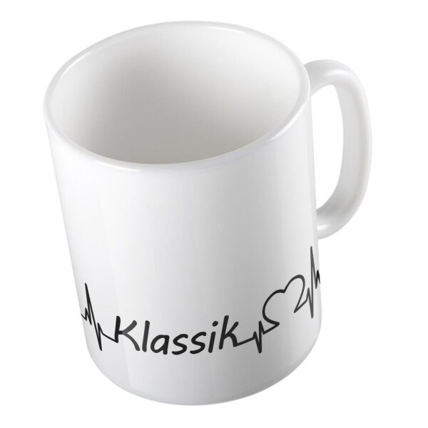 Kaffeetasse Klassik Weiß 330ml
