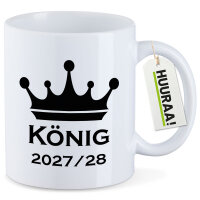 Kaffeetasse König 2027/28 Krone...