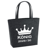 Filz Shopper K&ouml;nig 2029/30 Krone...