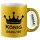 Glitzertasse König 2029/30 Krone Schüztenkönig 330ml