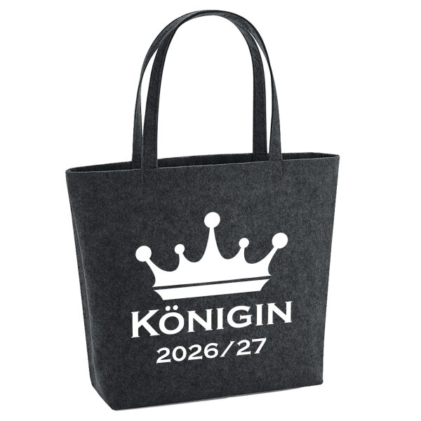 Filz Shopper Königin 2026/27 Krone Schüztenkönigin 22 Liter