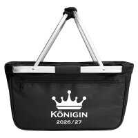 Einkaufskorb faltbar Königin 2026/27 Krone...