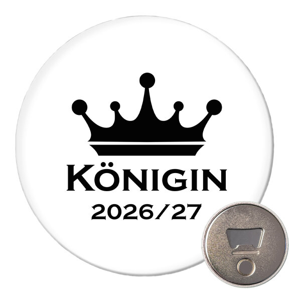 Magnet Königin 2026/27 Krone Schüztenkönigin 59mm Kühlschrankmagnet