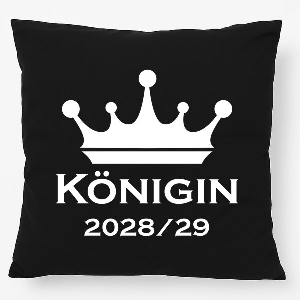 Kissen Königin 2028/29 Krone Schüztenkönigin 40x40cm