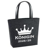 Filz Shopper K&ouml;nigin 2028/29 Krone...