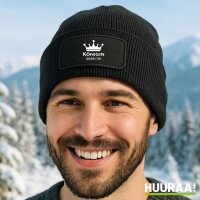 Beanie mit Patch Königin 2029/30 Krone Schüztenkönigin Black