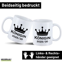 Kaffeetasse Königin 2029/30 Krone...