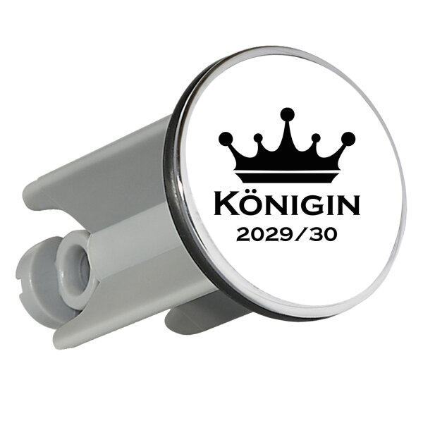Waschbeckenstöpsel Königin 2029/30 Krone Schüztenkönigin 4cm