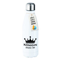 Trinkflasche K&ouml;nigin 2029/30 Krone...