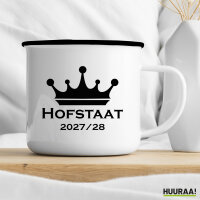Emaille Tasse Hofstaat 2027/28 Krone...