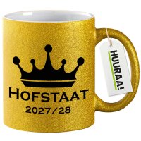 Glitzertasse Hofstaat 2027/28 Krone Schützenfest 330ml