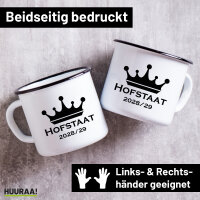 Emaille Tasse Hofstaat 2028/29 Krone Schützenfest...