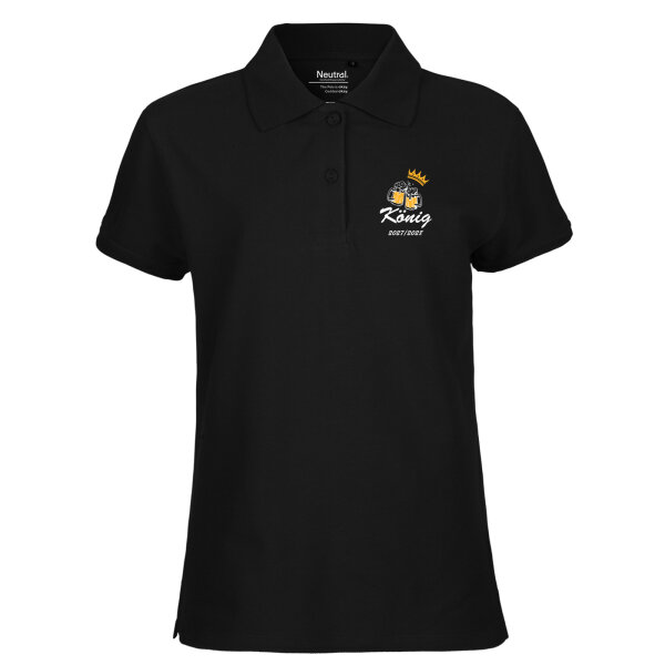 Damen Polo Shirt König 2027/28 Bierkrug Schüztenkönig