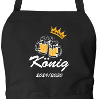 Schürze König 2029/30 Bierkrug...