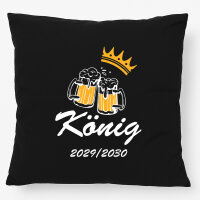 Kissen König 2029/30 Bierkrug...