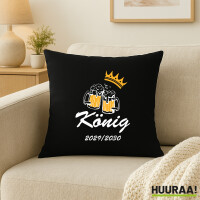 Kissen König 2029/30 Bierkrug...
