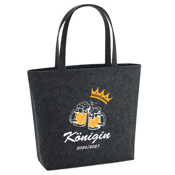 Filz Shopper Königin 2026/27 Bierkrug Schüztenkönigin 22 Liter