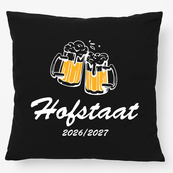 Kissen Hofstaat 2026/27 Bierkrug Schützenfest 40x40cm