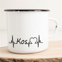 Emaille Tasse Kos Vintage 300ml