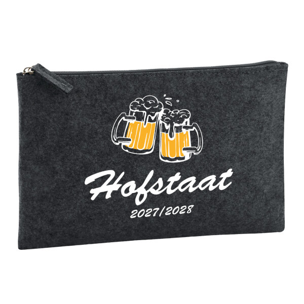 Kulturbeutel Hofstaat 2027/28 Bierkrug Schützenfest 1 Liter Charcoal