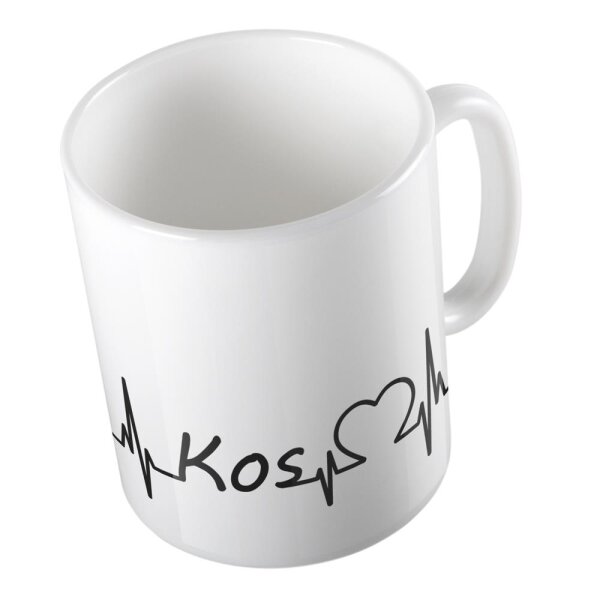 Kaffeetasse Kos Weiß 330ml