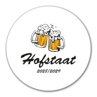 Aufkleber Hofstaat 2028/29 Bierkrug Schützenfest...
