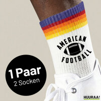 Unisex Socken American Football Ball Baumwolle