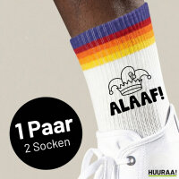 Unisex Socken Alaaf Narrenkappe Baumwolle