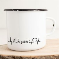 Emaille Tasse Ruhrgebiet Vintage 300ml