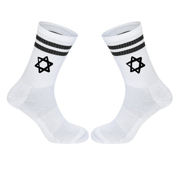 Unisex Socken Davidstern Judentum Baumwolle