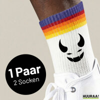 Unisex Socken Teufel Devil Baumwolle