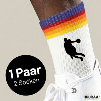 Unisex Socken Basketball Silhouette Baumwolle