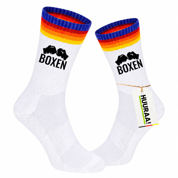 Unisex Socken Boxen Boxhandschuhe Baumwolle