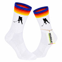 Unisex Socken Eishockey Silhouette Baumwolle